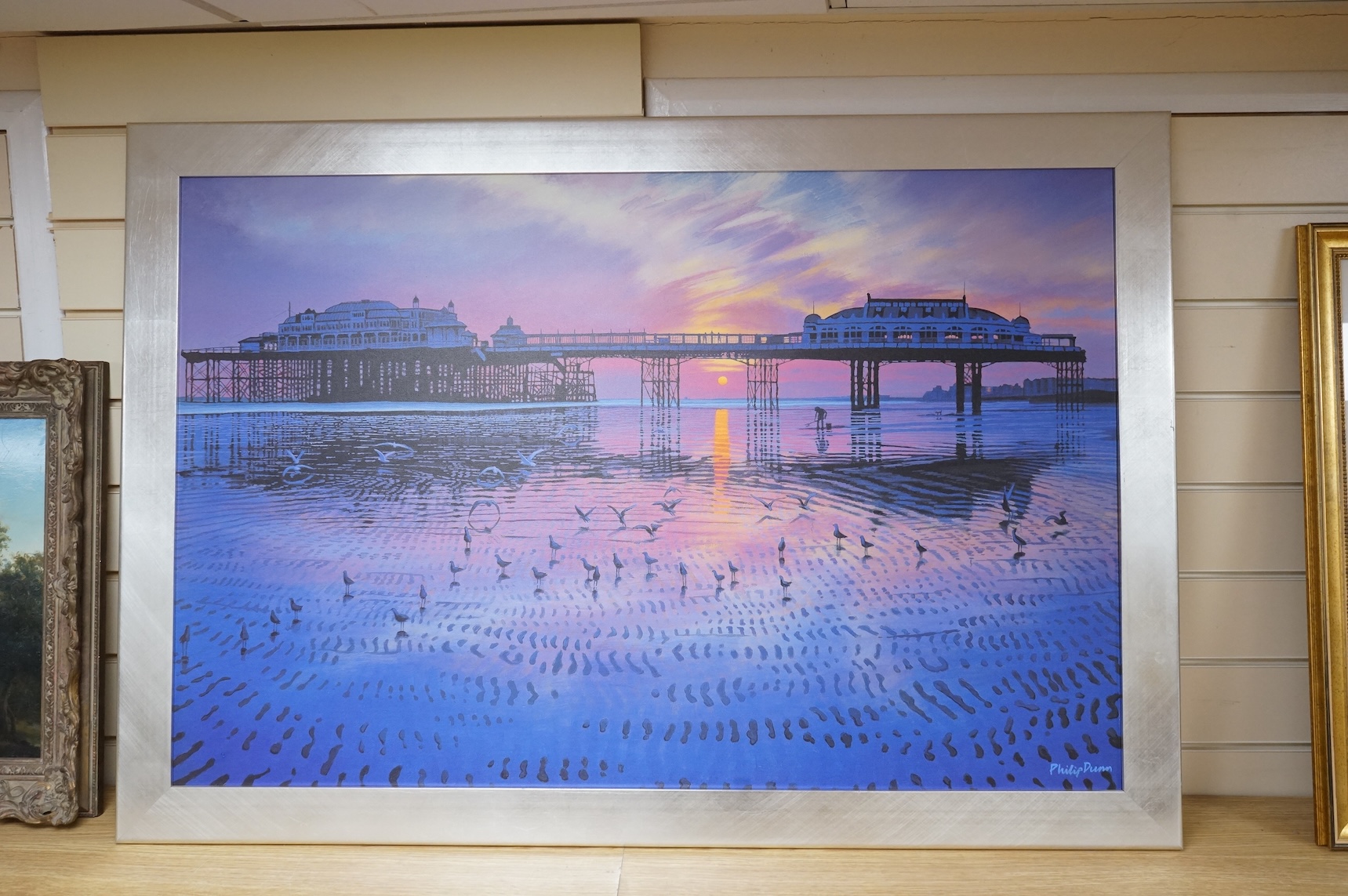 After Philip Dunn (b. 1945), 'Brighton Pier', giclée print on canvas, 65 x 99cm